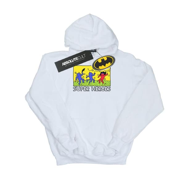 DC Comics Batman Pop Art-hoodie för flickor White 7-8 Years