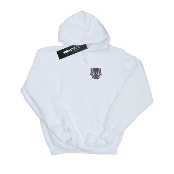 Marvel Boys Black Panther Black On Black Chest Print Hoodie