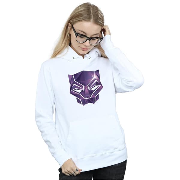 Marvel Womens/Ladies Avengers Infinity War Black Panther Geometric Hoodie
