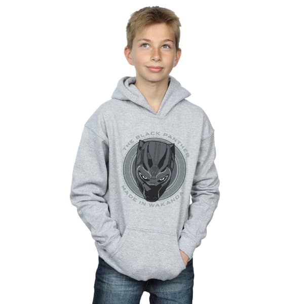 Marvel Boys Black Panther Made in Wakanda Hoodie