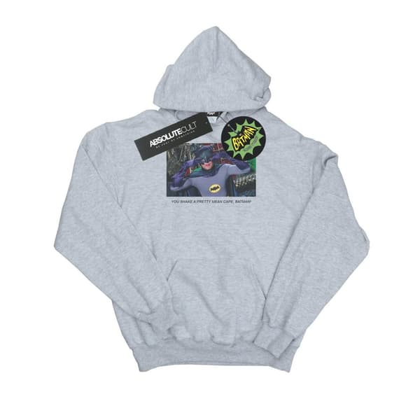 DC Comics Girls Batman TV Series Mean Cape Hoodie Sports Grey 7-8 Years