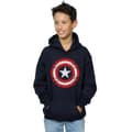 Miniatyrbillede 2 af 3: Marvel Boys Avengers Captain America Scratched Shield Hoodie