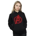 Pikkukuva 2 / 3: Marvel Womens/Ladies Avengers Endgame Shattered Logo Hoodie