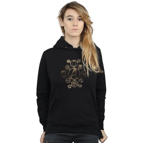 Marvel Kvinnor/Ladies Avengers Infinity War Icons Hoodie