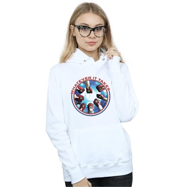 Marvel Kvinnor/Ladies Avengers Endgame Whatever It Takes Fists Hoodie