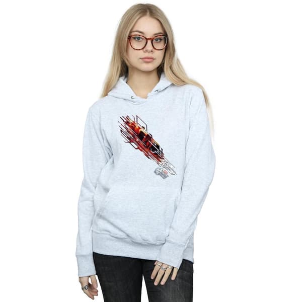 Marvel Womens/Ladies Avengers Iron Man Shooting Burst Hoodie