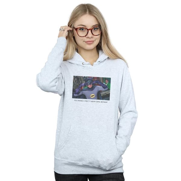 DC Comics Womens/Ladies Batman TV Series Mean Cape Hoodie