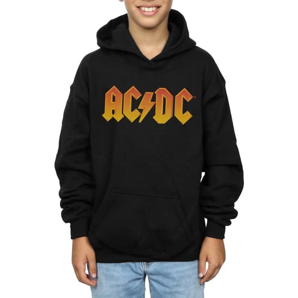 AC/DC Pojkar Fire Logo Hoodie