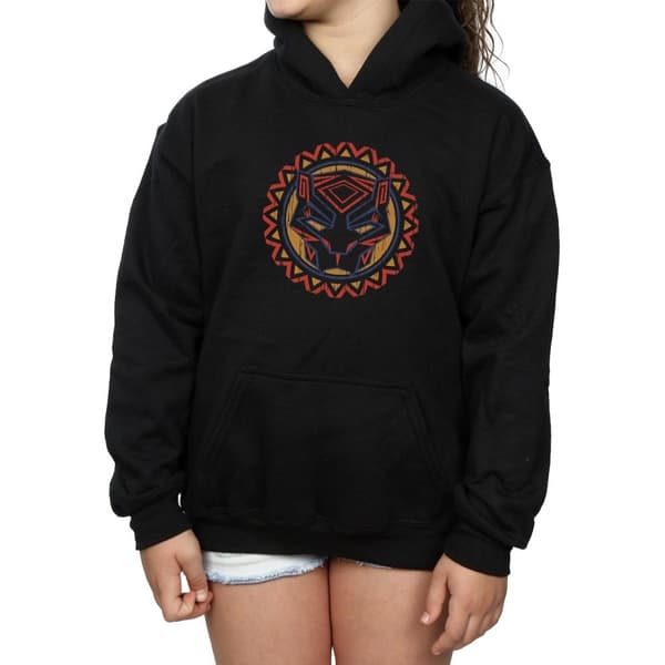 Marvel Girls Black Panther Tribal Panther Icon Hoodie