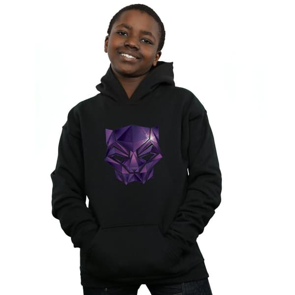 Marvel Boys Avengers Infinity War Black Panther Geometric Hoodie