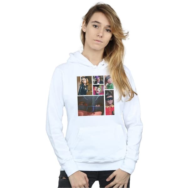 DC Comics Womens/Ladies Batman TV Series Class Photo Hoodie