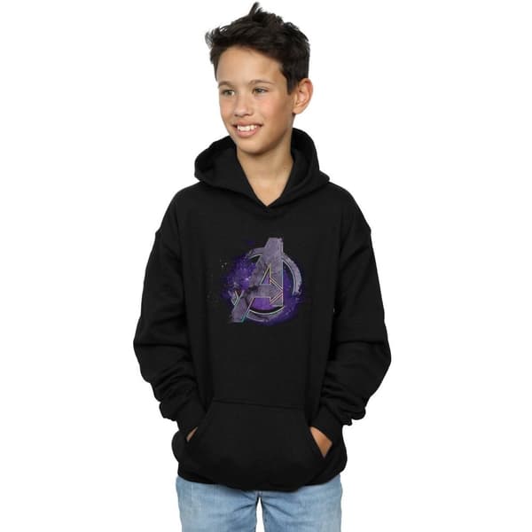 Marvel Pojkar Avengers Endgame Space Logo Hoodie