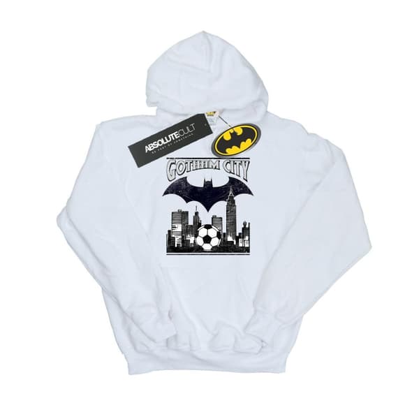 DC Comics Womens/Ladies Batman Football Gotham City Hoodie