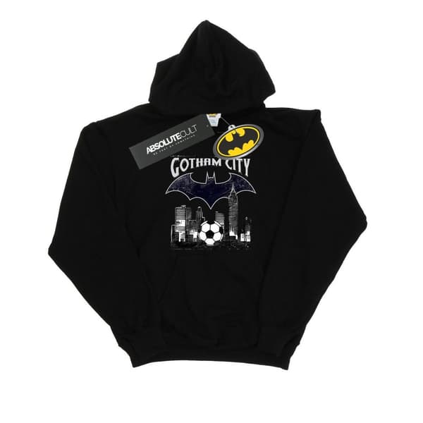 DC Comics Womens/Ladies Batman Football Gotham City Hoodie