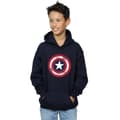 Miniatyrbillede 2 af 3: Marvel Boys Captain America Distressed Shield Hoodie