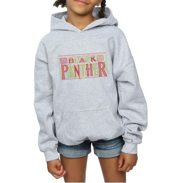 Marvel Girls Black Panther Tribal Logo Hoodie
