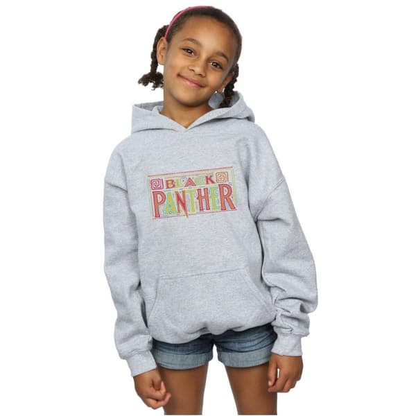 Marvel Girls Black Panther Tribal Logo Hoodie