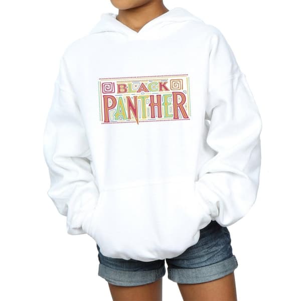 Marvel Girls Black Panther Tribal Logo Hoodie