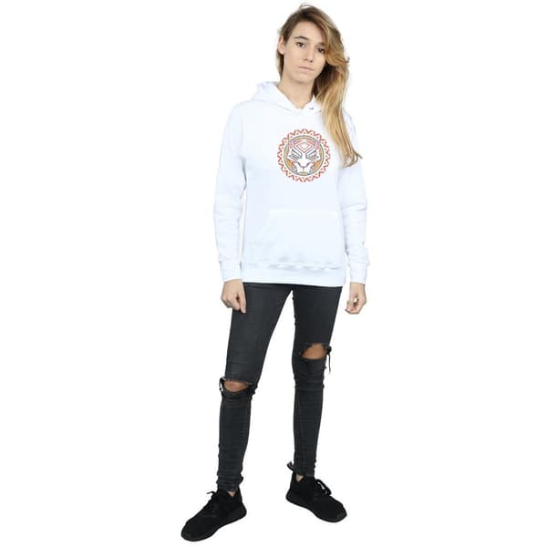 Marvel Womens/Ladies Black Panther Tribal Panther Icon Hoodie
