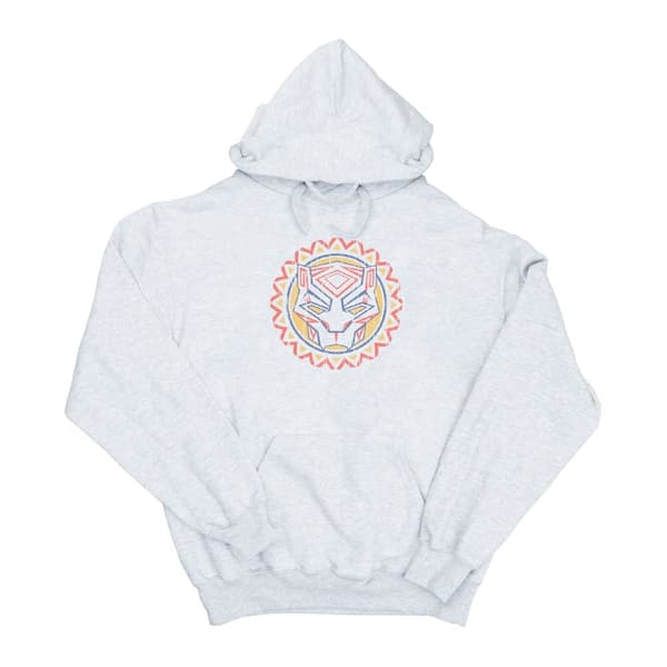 Marvel Womens/Ladies Black Panther Tribal Panther Icon Hoodie