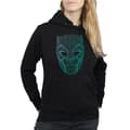 Miniatyrbillede 3 af 5: Marvel Womens/Ladies Black Panther Tribal Mask Hoodie