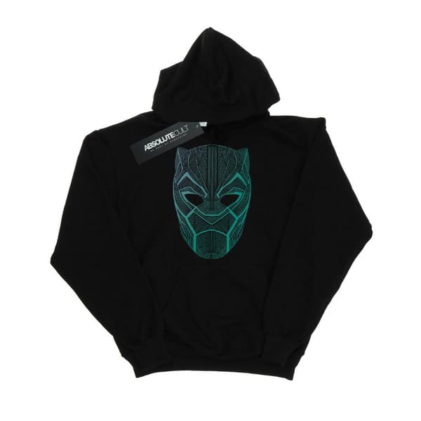 Marvel Womens/Ladies Black Panther Tribal Mask Hoodie