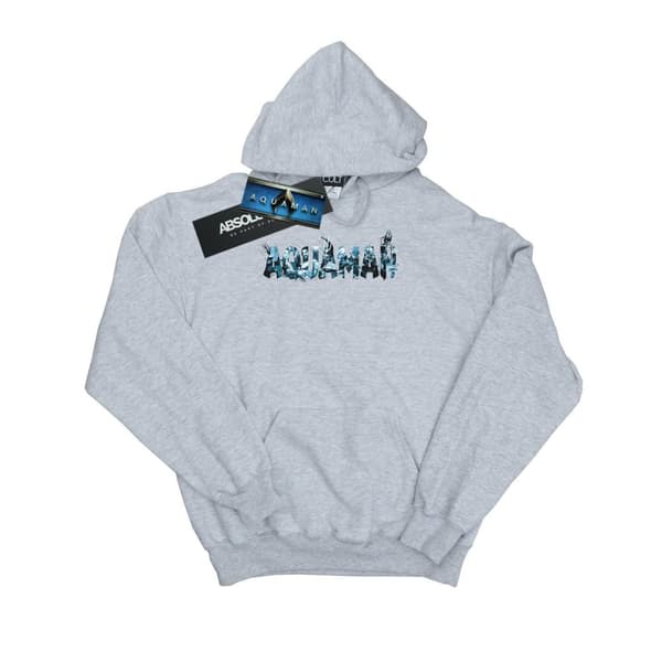 DC Comics Womens/Ladies Aquaman Text Logo Hoodie