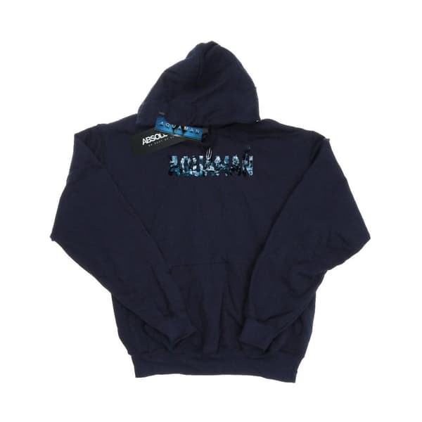 DC Comics Womens/Ladies Aquaman Text Logo Hoodie