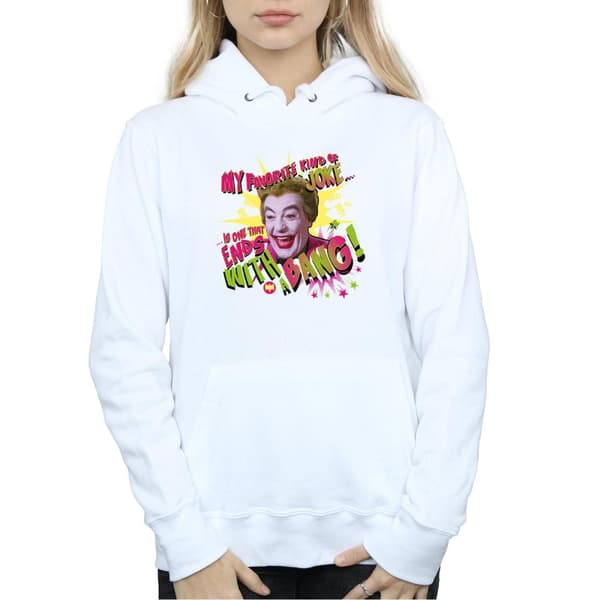 DC Comics Kvinnor/Ladies Batman TV Series Joker Bang Hoodie