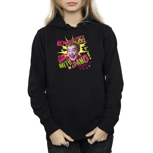 DC Comics Kvinnor/Ladies Batman TV Series Joker Bang Hoodie