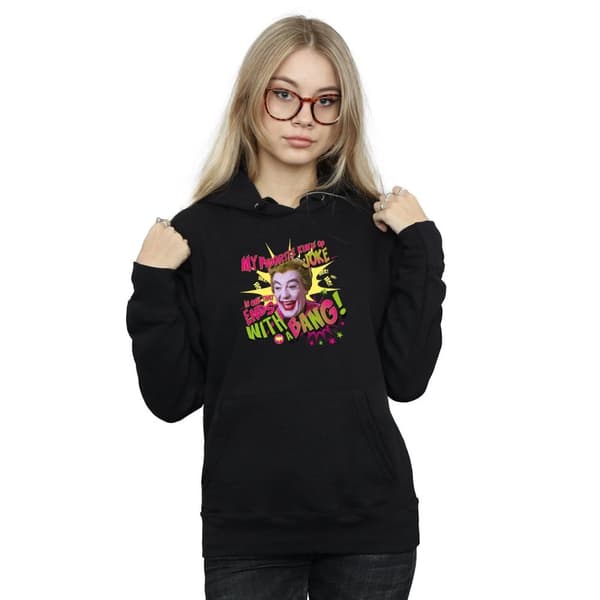 DC Comics Kvinnor/Ladies Batman TV Series Joker Bang Hoodie