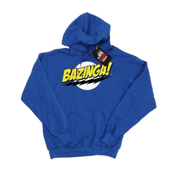 The Big Bang Theory Womens/Ladies Sheldon Bazinga Hoodie
