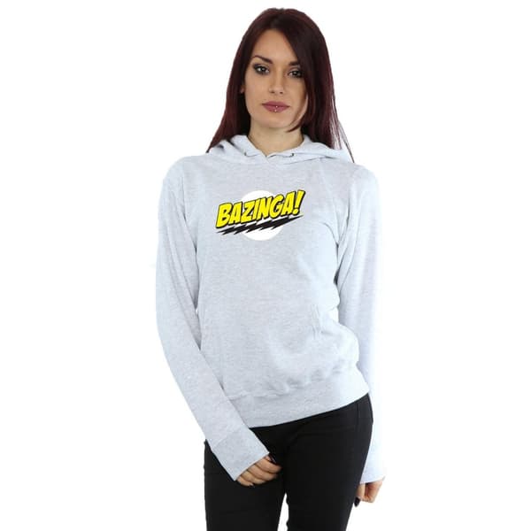 The Big Bang Theory Womens/Ladies Sheldon Bazinga Hoodie