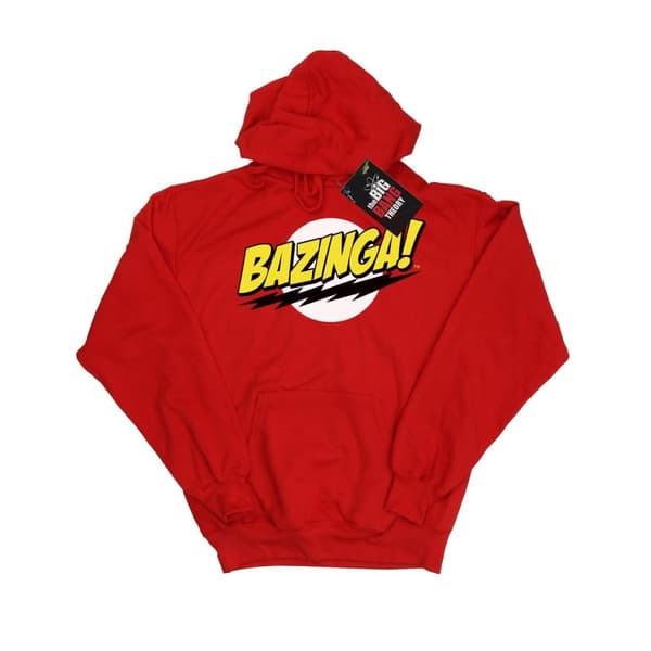 The Big Bang Theory Womens/Ladies Sheldon Bazinga Hoodie