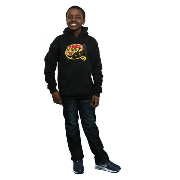 DC Comics Boys Batman TV Series Catwoman Scratch Hoodie
