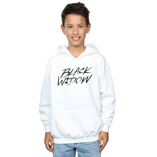 Marvel Pojkar Black Widow Movie Alt Logo Hoodie