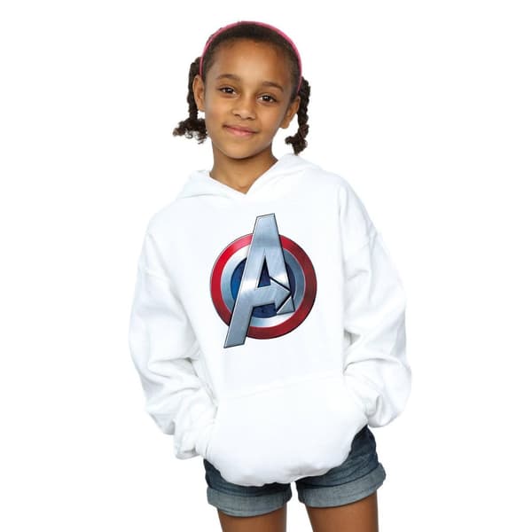 Marvel Girls Avengers 3D Logo Hoodie