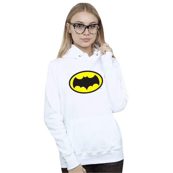 DC Comics Kvinnor/Ladies Batman TV Series Logo Hoodie