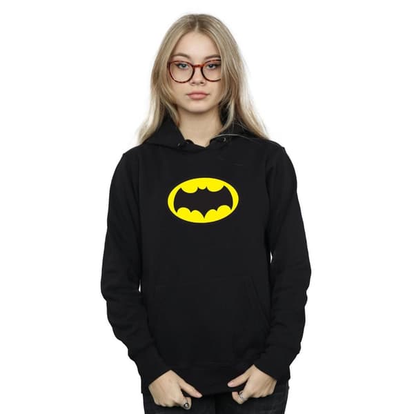 DC Comics Kvinnor/Ladies Batman TV Series Logo Hoodie