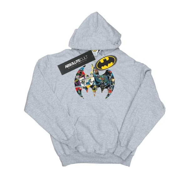 DC Comics Pojkar Batman Comic Book Logo Hoodie