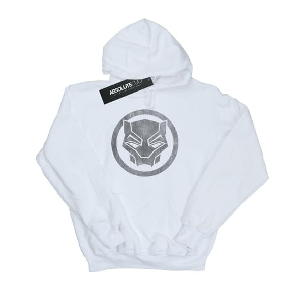 Marvel Girls Black Panther Distressed Icon Hoodie