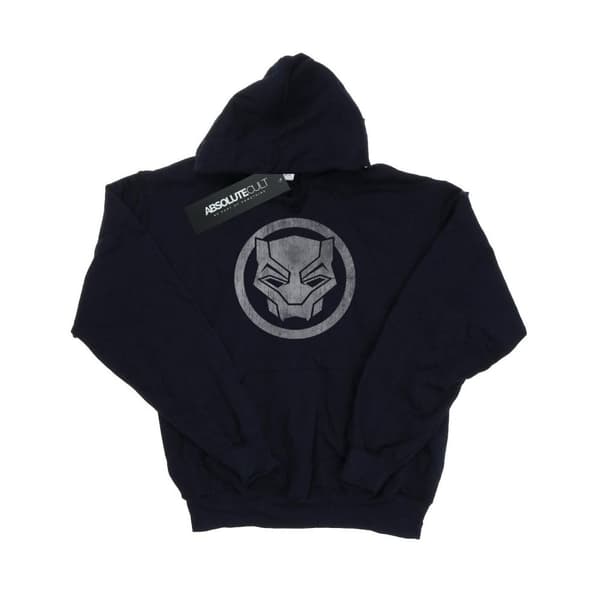 Marvel Girls Black Panther Distressed Icon Hoodie
