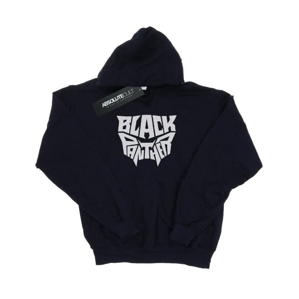Marvel Boys Black Panther Worded Emblem Hoodie