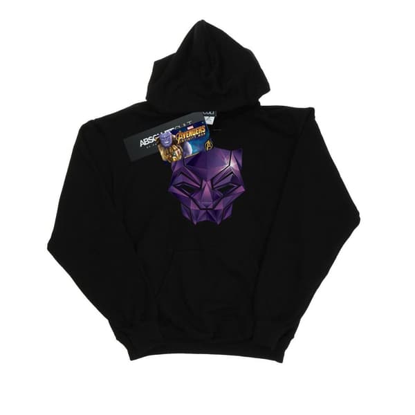Marvel Girls Avengers Infinity War Black Panther Geometric Hoodie