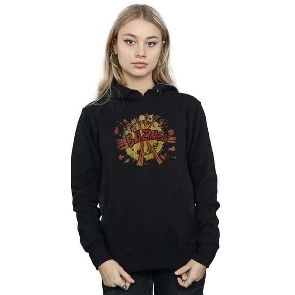 The Big Bang Theory Womens/Ladies Bazinga Explosion Hoodie