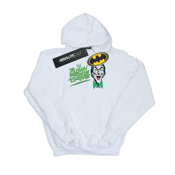 DC Comics Womens/Ladies Batman Joker The Clown Prince Of Crime Hoodie