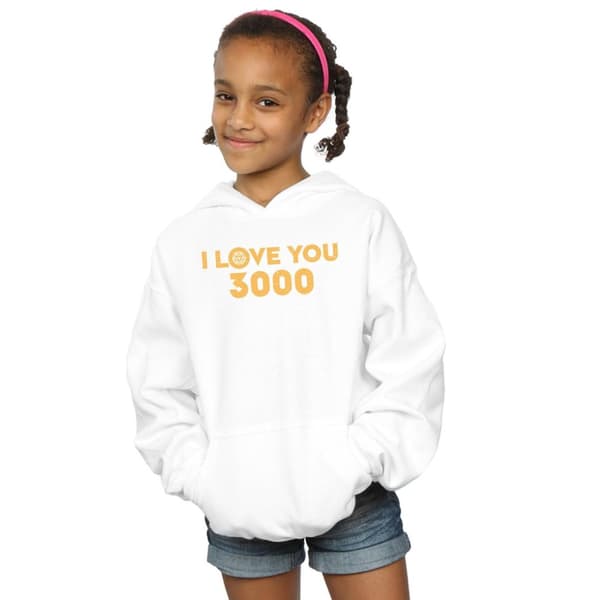Marvel Girls Avengers Endgame I Love You 3000 Arc Reactor Hoodie