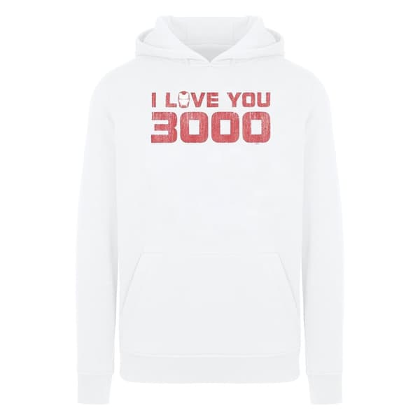 Marvel Girls Avengers Endgame I Love You 3000 Distressed Hoodie