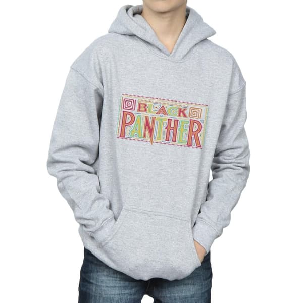 Marvel Black Panther - huvtröja med triballogo för pojkar