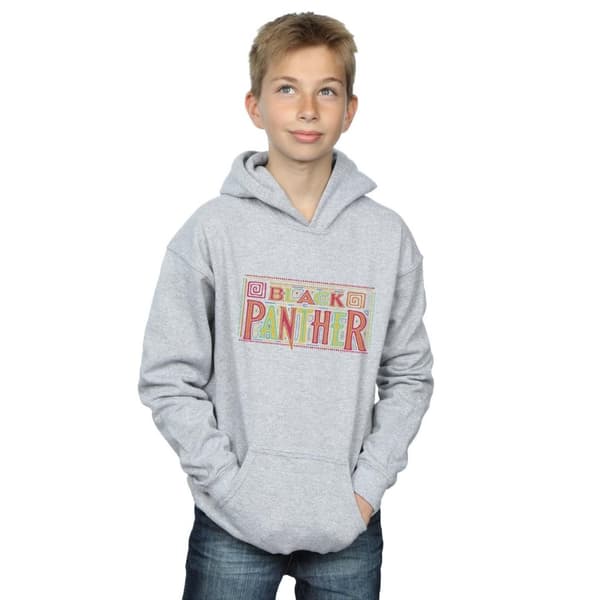Marvel Black Panther - huvtröja med triballogo för pojkar